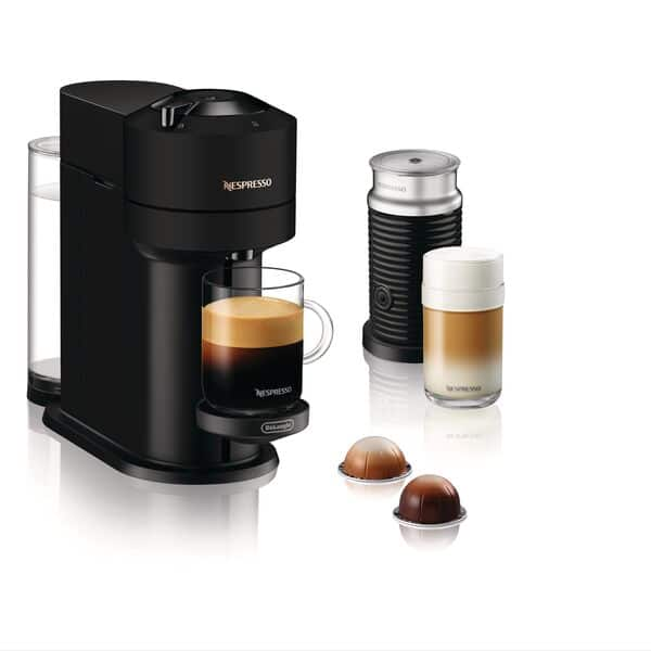 Nespresso by De'Longhi Matte Black VertuoPlus Coffee and Espresso Maker  with Aeroccino + Reviews