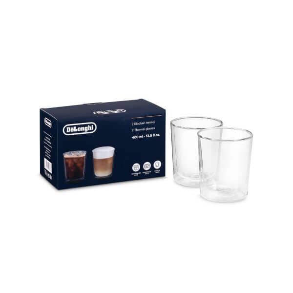 Delonghi DLSC318 Double Wall Thermal Glasses 400ml