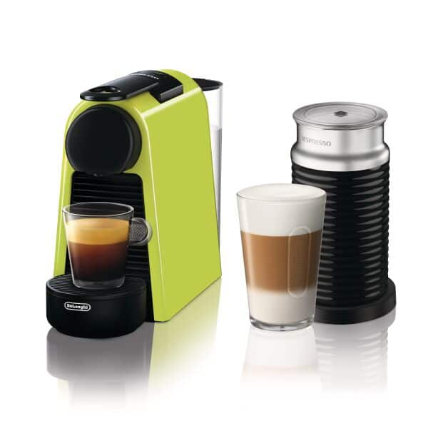 Cafetera de cápsulas Delonghi NESPRESSO ESSENZA MINI, Verde lima, 0.6 L