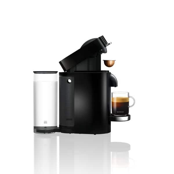 De'Longhi Nespresso VertuoPlus Coffee and Espresso Maker with Aeroccino, Black