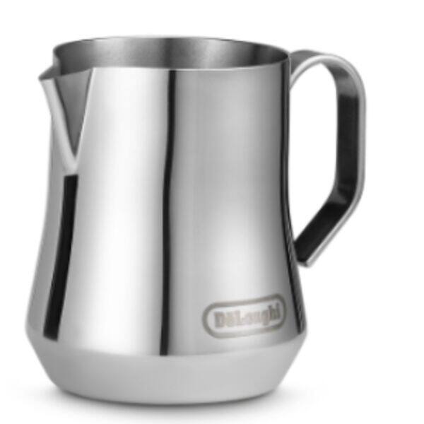 De'Longhi DLSC060 Milk Frothing Jug, 12 oz, Stainless Steel