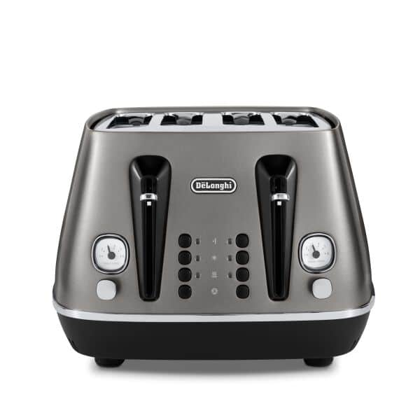 Distinta Titanium Toaster CTIN4003.TB De Longhi UK