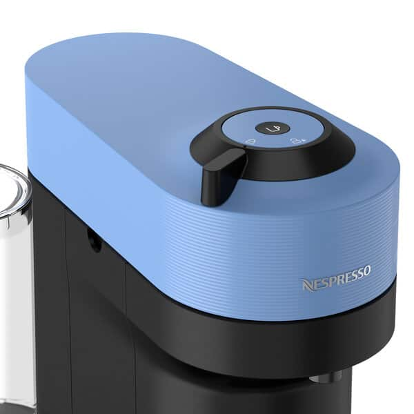  Nespresso Vertuo Pop+ Coffee and Espresso Machine with Aeroccino by De'Longhi, Pacific Blue  Detail