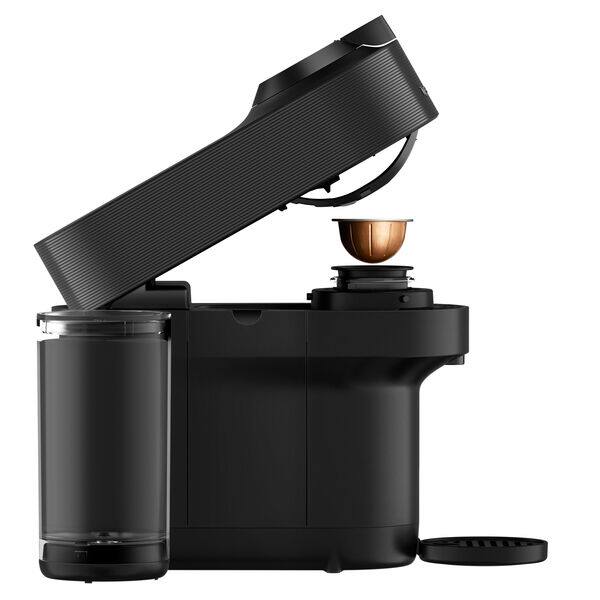 Cafetera de cápsulas  Nespresso® De'Longhi Vertuo Pop ENV90.B, 1260 W,  0.56 l, Calentamiento 30s, Tecnología Centrifusión™, Bluetooth, Wi-Fi, Negro