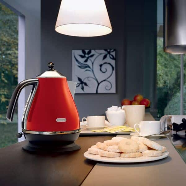 Delonghi icona kettle clearance red