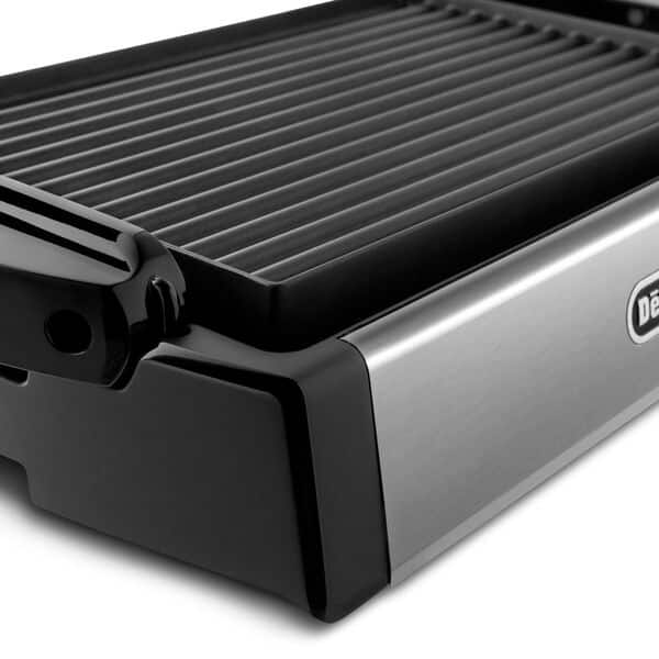 DeLonghi BG500C De'Longhi 2-in-1 Ceramic Coated Grill and Griddle, Bla