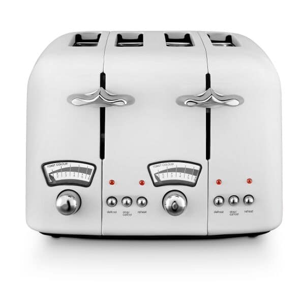 CT04.W1 Argento 4 Slice Toaster De Longhi AU