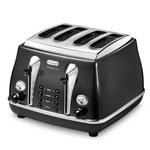 CTOM4003.BK Icona Micalite Toaster De Longhi UK