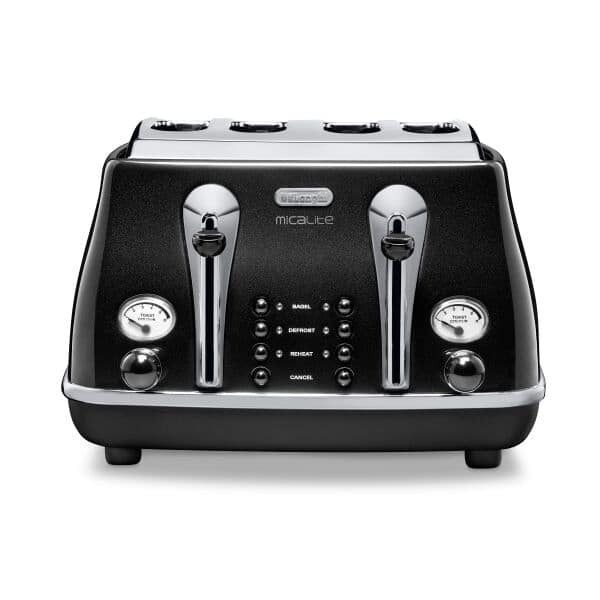 CTOM4003.BK Icona Micalite Toaster De Longhi UK