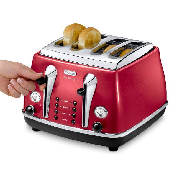 CTOM4003.R Icona Micalite Toaster De Longhi UK