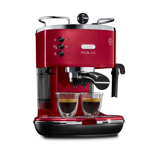 De Longhi Icona Micalite ECOM311.RD Red Traditional Espresso Maker