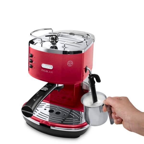 De Longhi Icona Micalite ECOM311.RD Red Traditional Espresso Maker