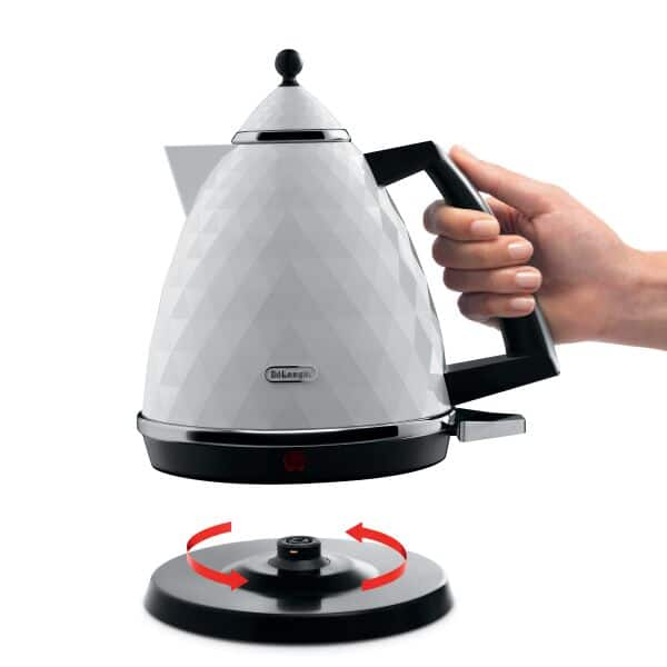 DeLonghi Brillante Kettle KBJ3001.W - White