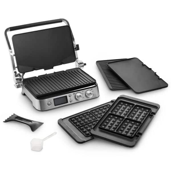 DeLonghi Livenza Compact All Day Grill 3 in 1 Waffle Grill Griddle