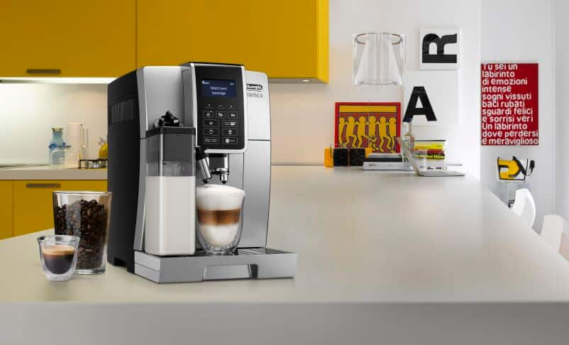 Kaffeevollautomat Dinamica ECAM 352.57.SB Silber Schwarz De