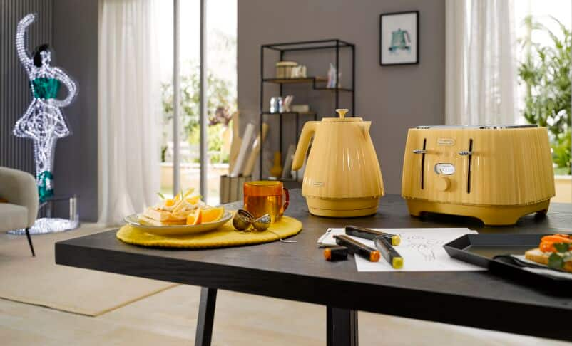 Coloured kettles and clearance toasters