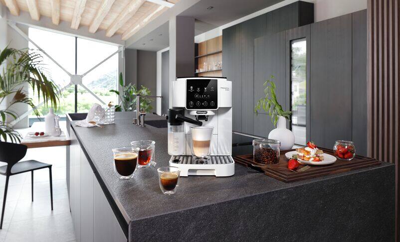 Macchina caffè superautomatica De'Longhi Start Latte ECAM220.60.B con  cappuccinatore nero - DIMOStore