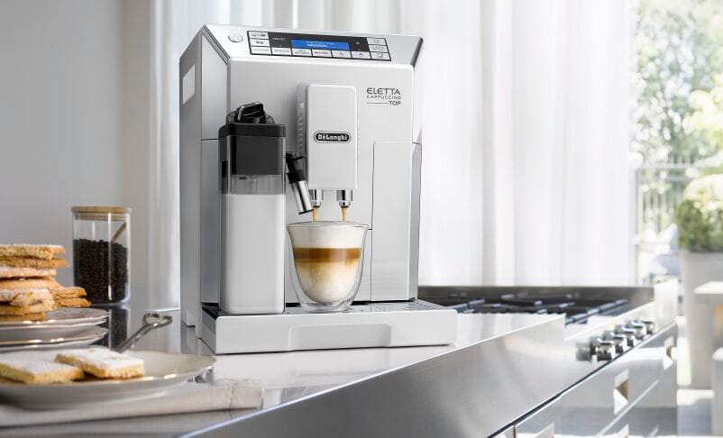 Cafetera superautom tica Eletta Cappuccino ECAM45.760.W De Longhi ES