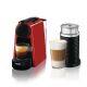 Nespresso Essenza Mini Espresso Machine with Aeroccino Milk Frother by De'Longhi, Red - EN85RAECA Left