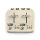 CT04.BG Argento Flora Toaster