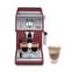 Manual Espresso Machine, Cappuccino Maker - Red - ECP3220R
