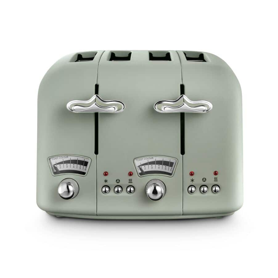 Argento Flora Toaster CT04.GRE De Longhi AU