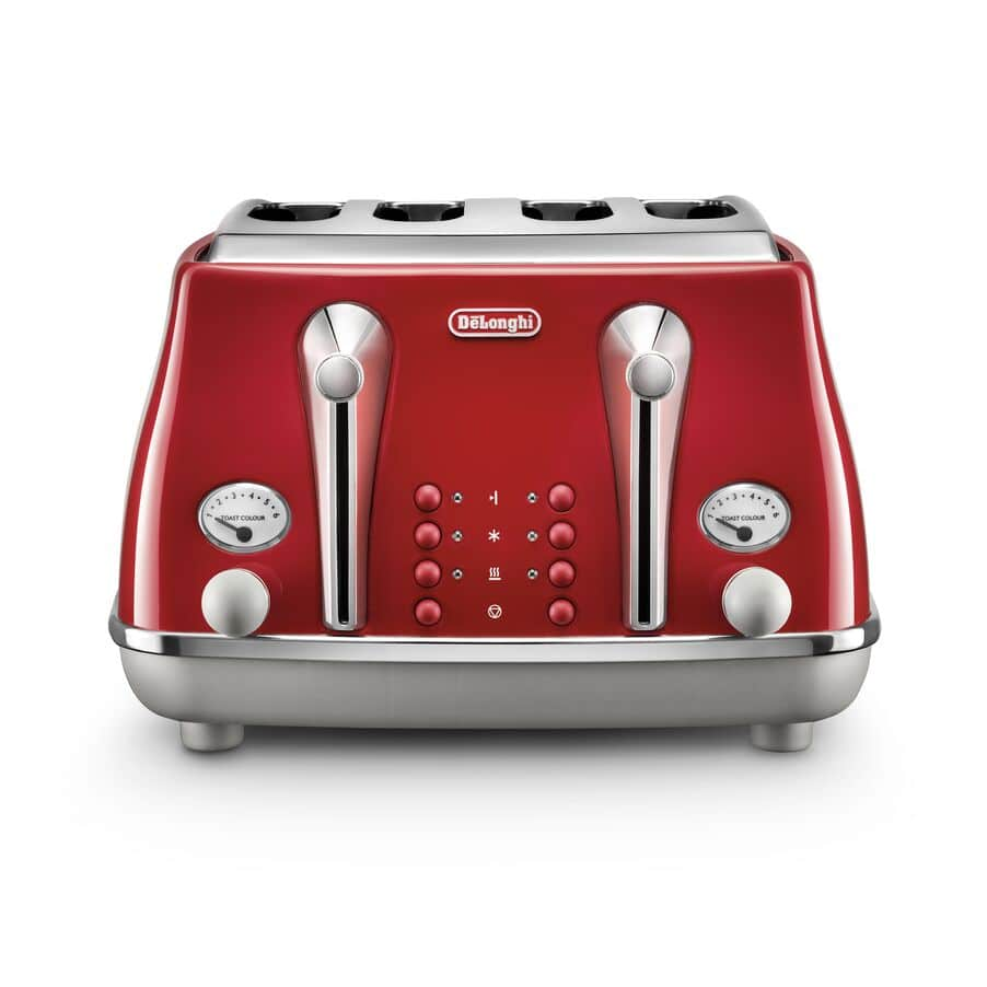 Tostapane De'Longhi CT04 4 fessure - Rosso