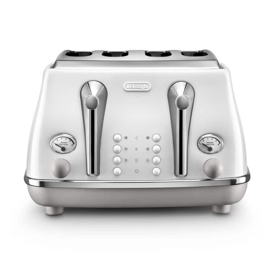 Delonghi Icona 4 Slice Toaster CT4003W