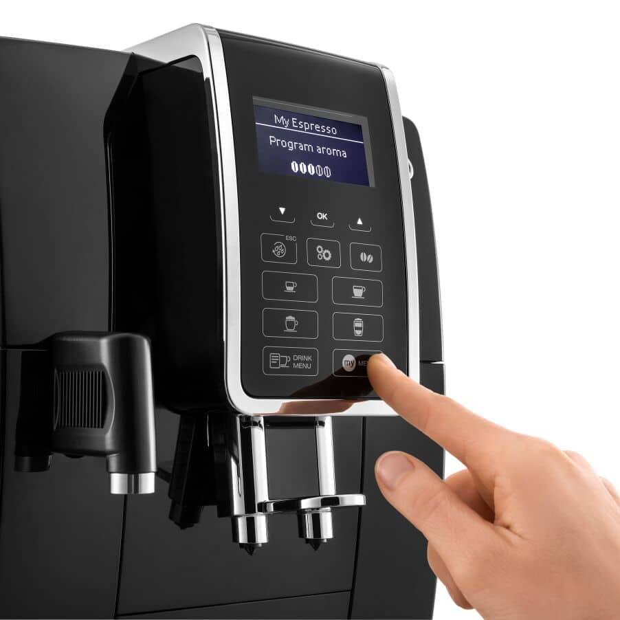 Dinamica Fully Automatic Black coffee maker ECAM350.55.B De