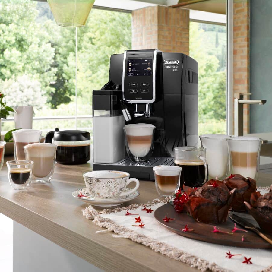 undefined, Volautomatische espressomachine Dinamica Plus ECAM370.85.B, undefined, Zwart