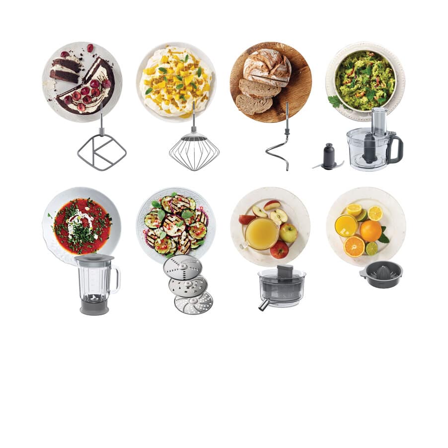 Stoječi mešalci, MultiOne KHH322WH, 0W20010026, Bela