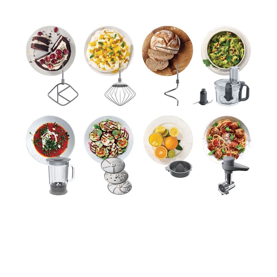 Stand Mixers, MultiOne KHH323WH, 0W20010025, White