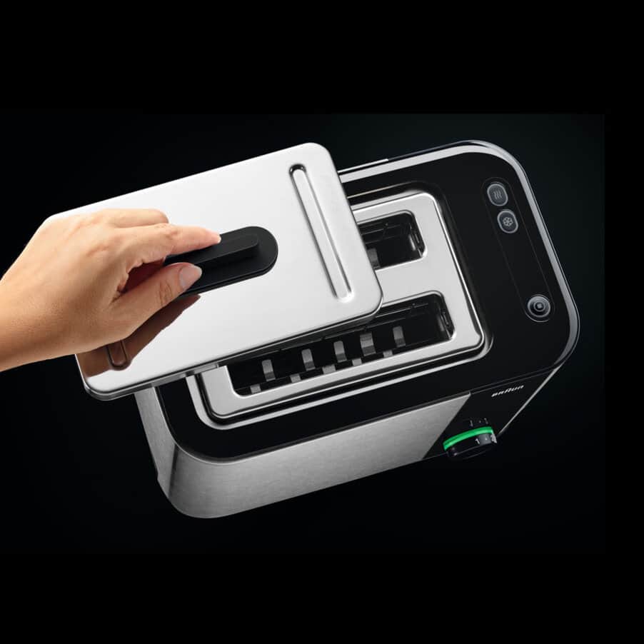 ID Breakfast Collection Toaster, undefined, undefined, Nerūdijantysis plienas / juoda spalva