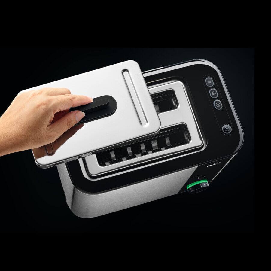 ID Breakfast Collection Toaster, undefined, undefined, Edelstahl / schwarz