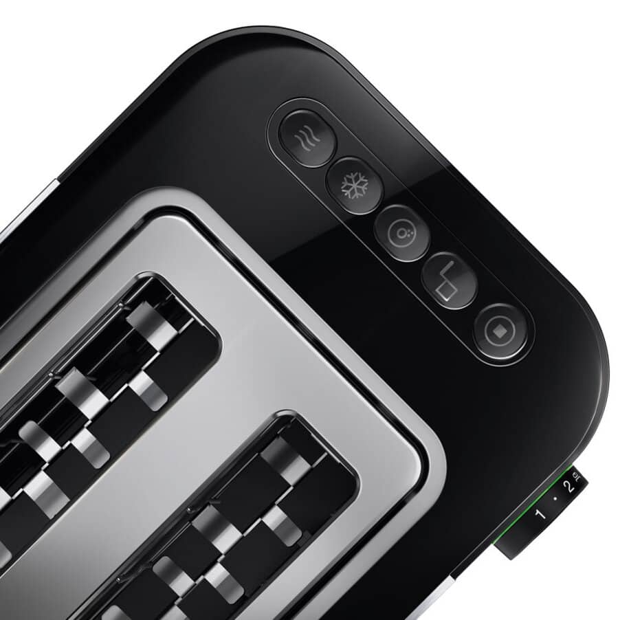 Grille-pain ID Breakfast Collection, undefined, undefined, Acier inoxydable / noir