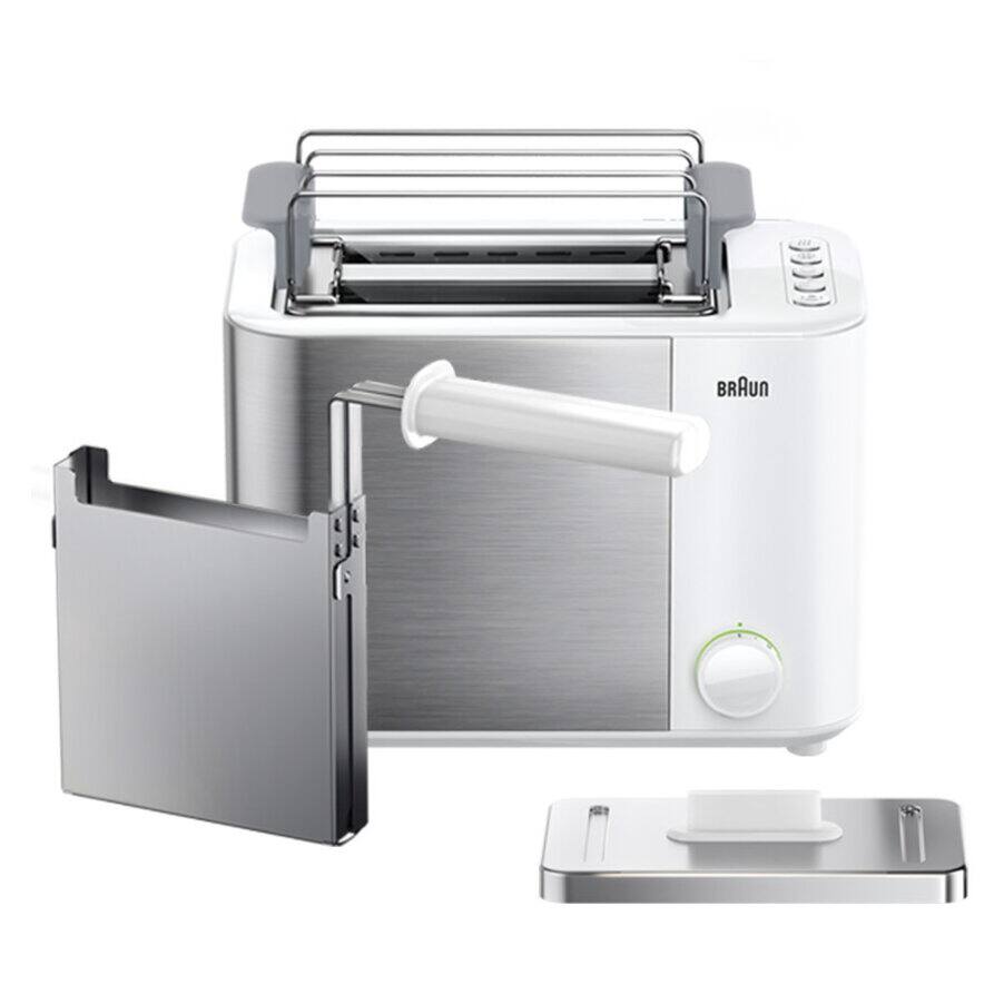 ID Breakfast Collection Toaster, undefined, undefined, Stainless steel / white