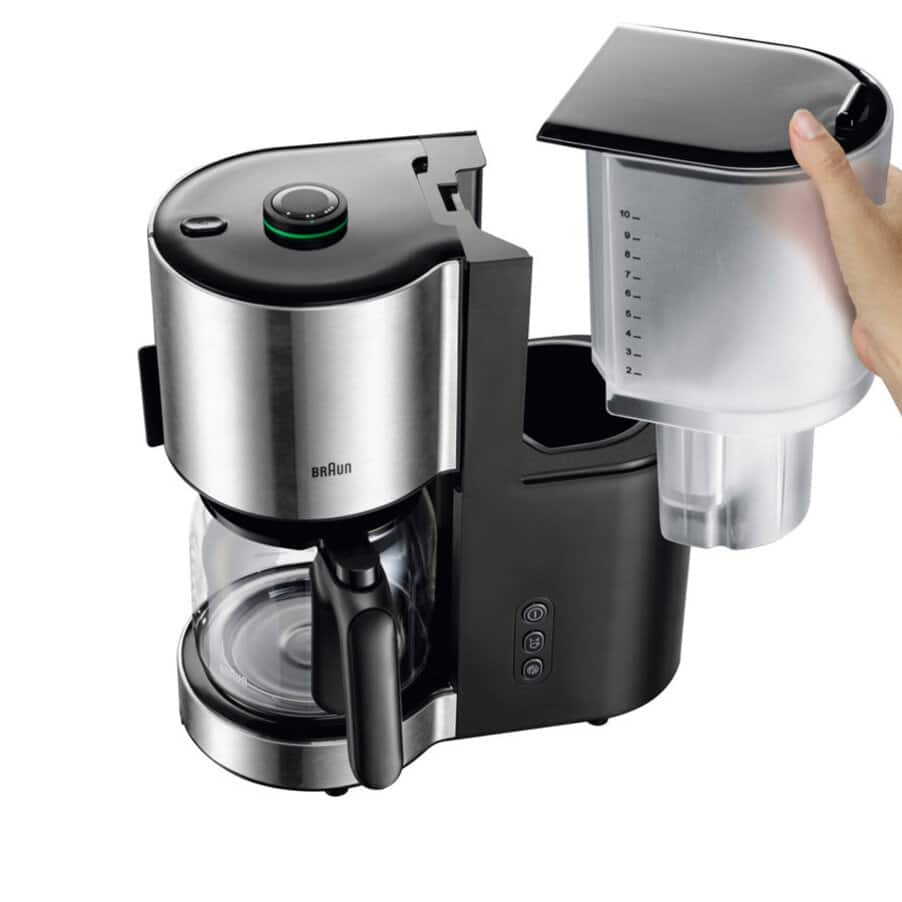 ID Breakfast Collection Coffee machines, undefined, undefined, Nerūdijantysis plienas / juoda spalva