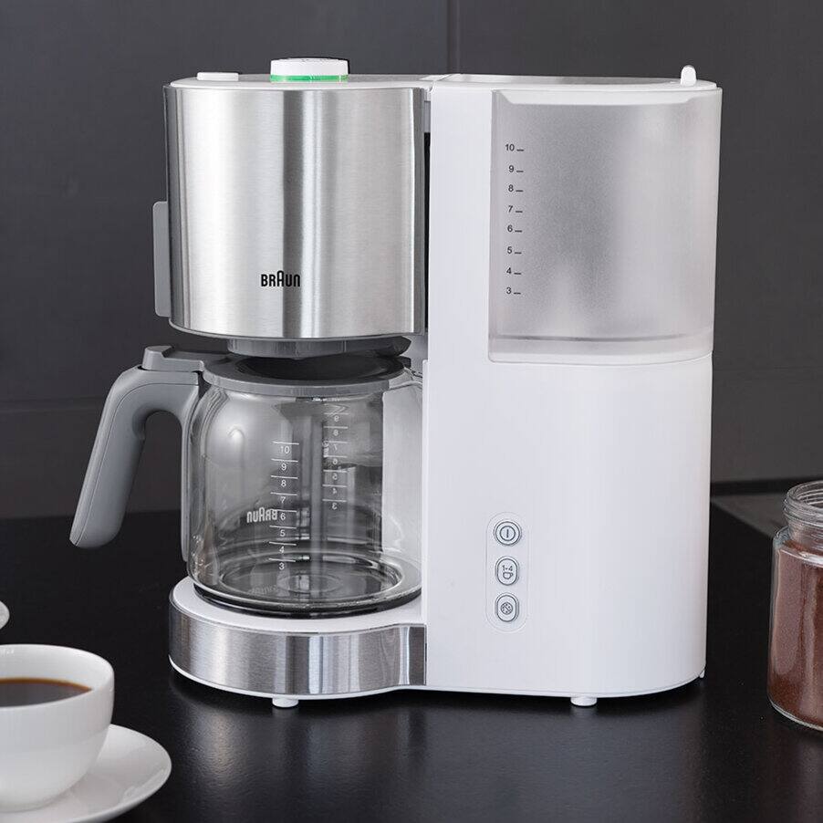 ID Breakfast Collection Coffee machines, undefined, undefined, Stainless steel / white