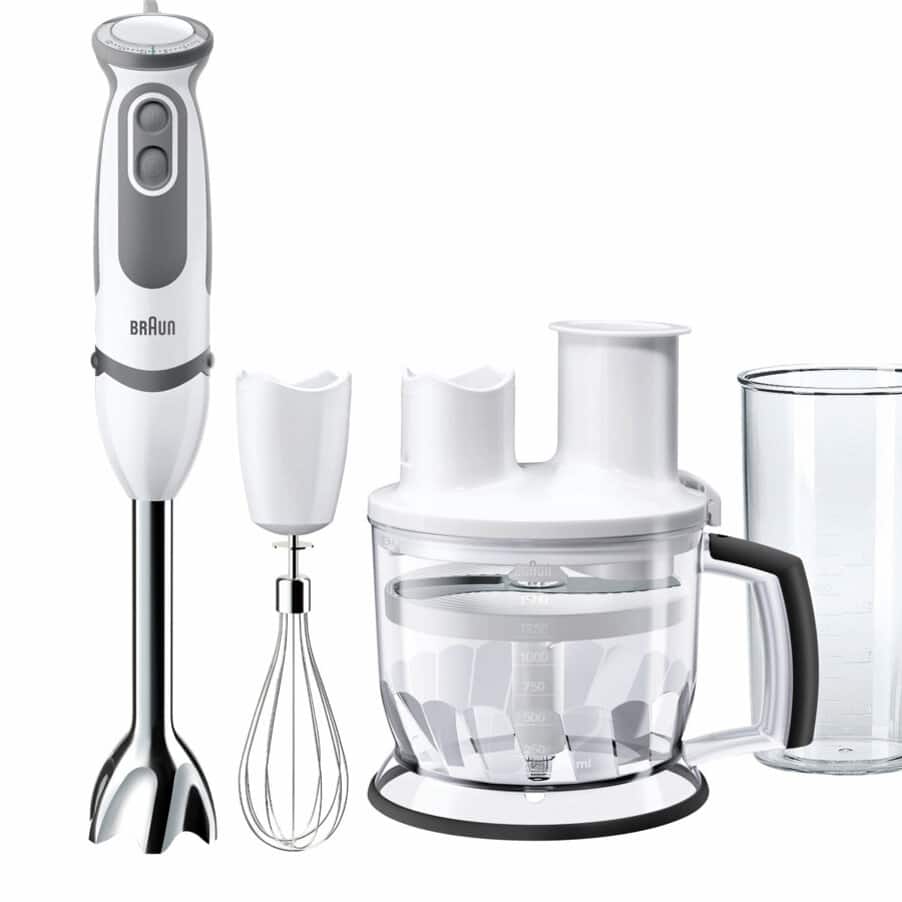 【美品】ブラウン　マルチクイック5 ヴァリオ　MQ5075 ハンドブレンダー 155495