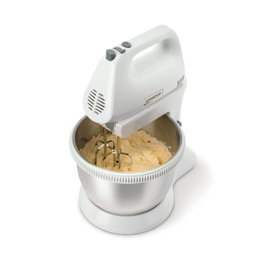 Kenwood Chefette Compact Hand Mixer with Bowl, Chefette Lite Hand Mixer HMP34.A0WH, 0W22210019, undefined