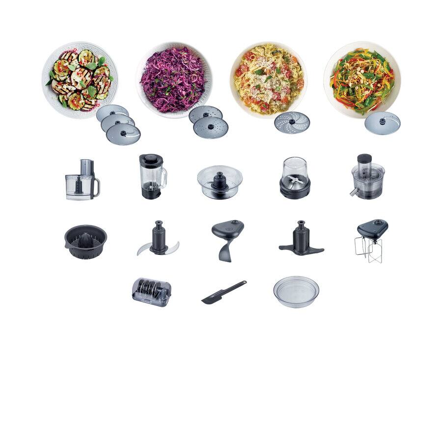 Monitoimikoneet ja lihamyllyt, MultiPro Excel FPM910, 0W22011008, Hopea