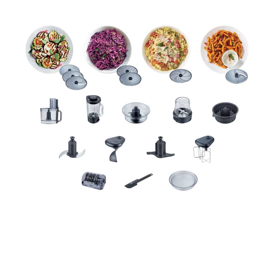 Monitoimikoneet ja lihamyllyt, MultiPro Excel FPM910, 0W22011008, Hopea