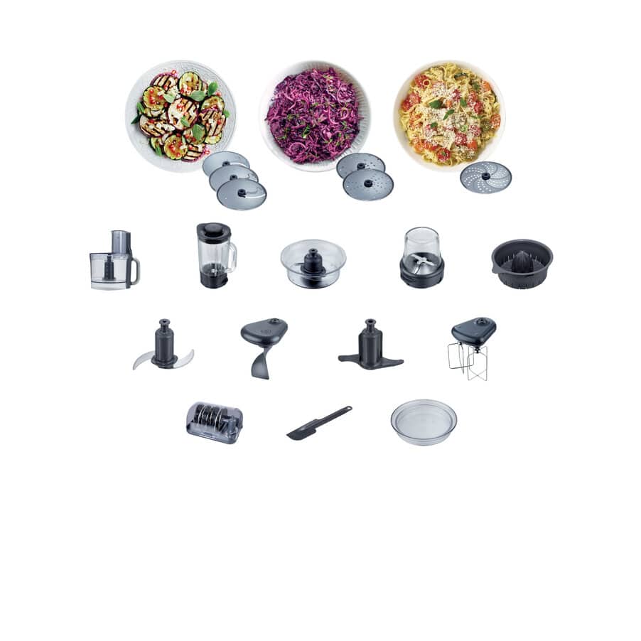 Monitoimikoneet ja lihamyllyt, MultiPro Excel FPM910, 0W22011008, Hopea