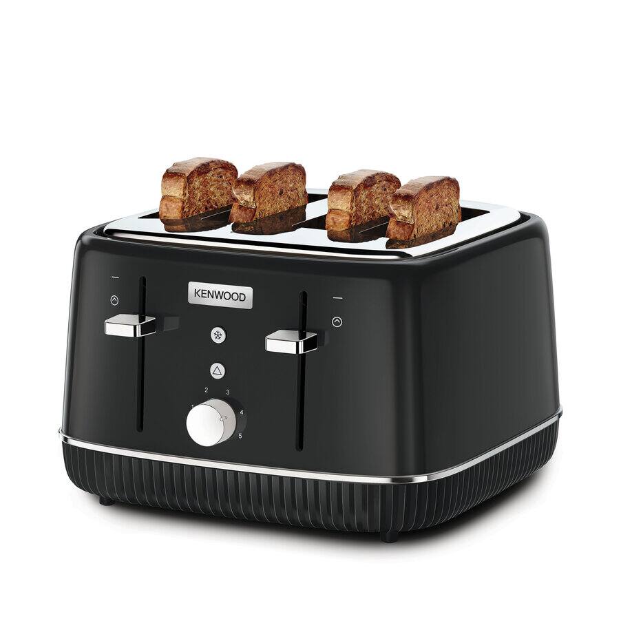 Toasters, Elegancy 4 Slot Toaster TFP10.A0BK, 0W23010004, undefined