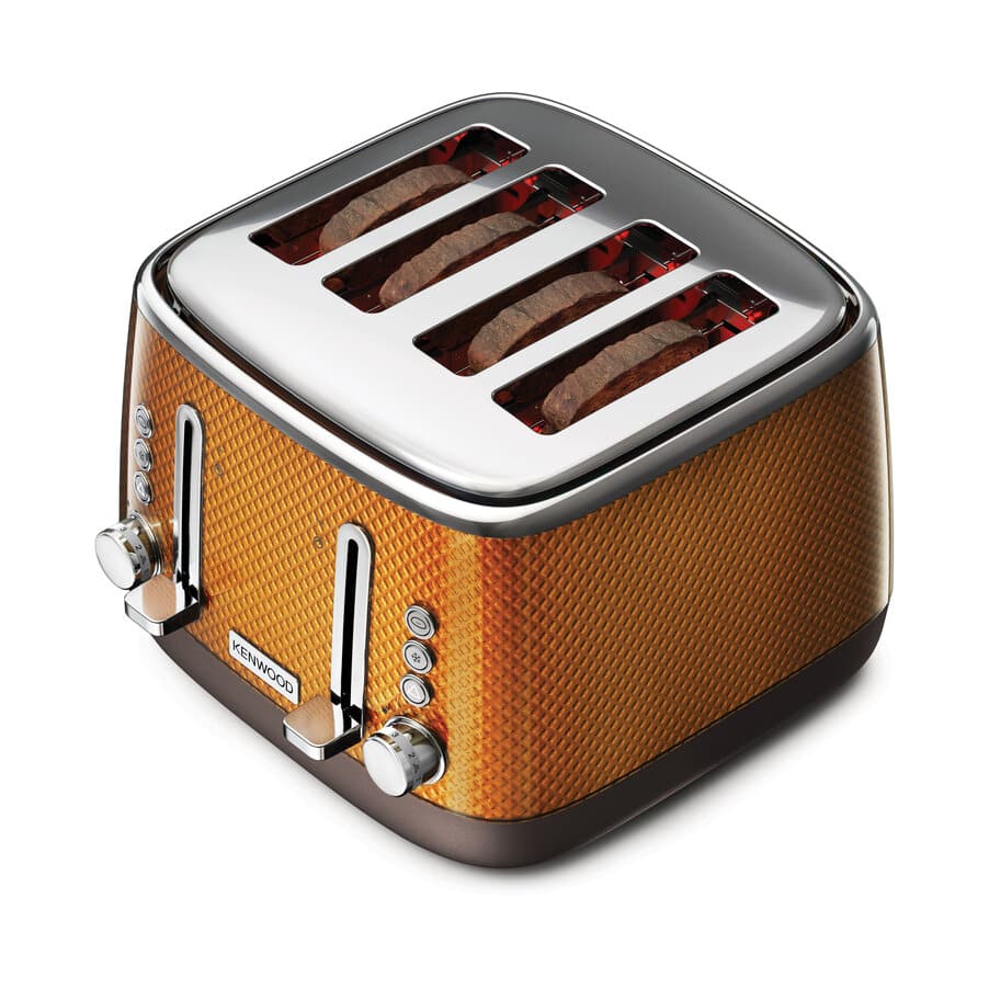 Broodroosters, Mesmerine 4 Slot Toaster Orange TFM810OR, 0W23011104, undefined