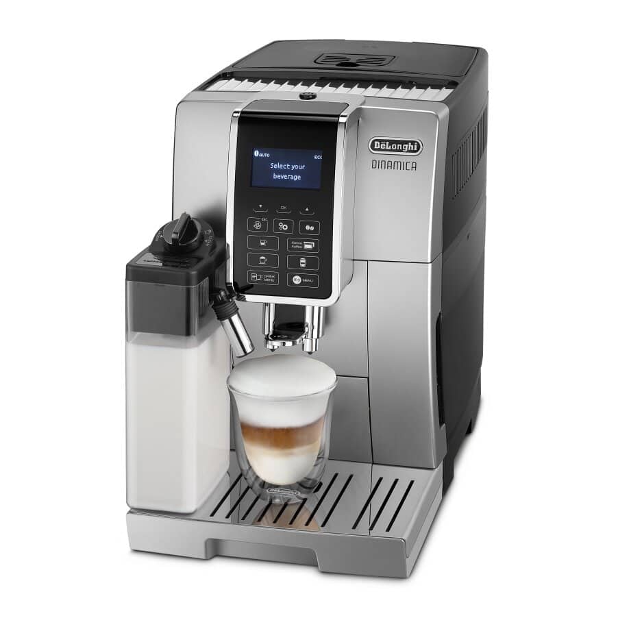 Kaffeevollautomat Dinamica ECAM 352.57.SB SilberSchwarz De'Longhi DE