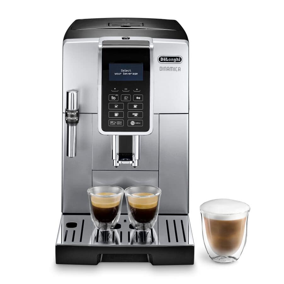 Cafetera DELONGHI Dinamica ECAM350.15.B (15 bar - 13 Niveles de molienda)