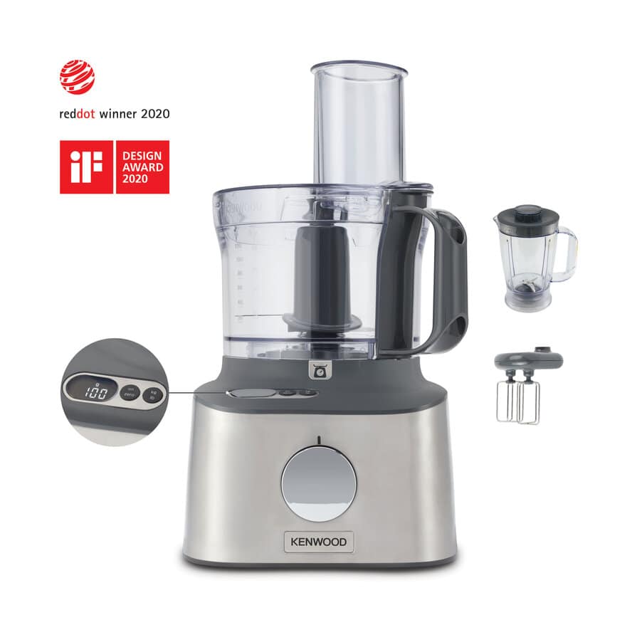 MultiPro Compact+ Food Processor, MultiPro Compact+ FDM310SS 3-in-1 Food Processor with Weighing, 0W22011049, undefined