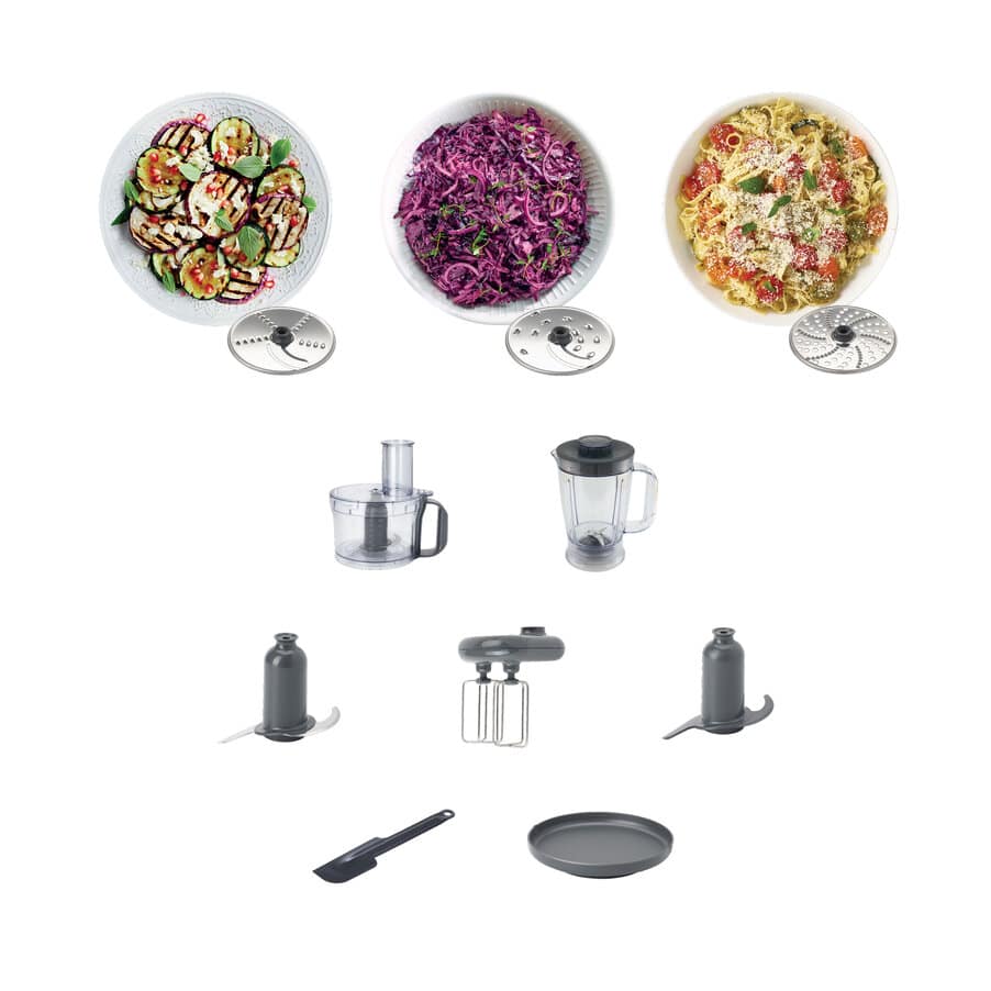 MultiPro Compact+ Food Processor, MultiPro Compact+ FDM310SS 3-in-1 Food Processor with Weighing, 0W22011049, undefined