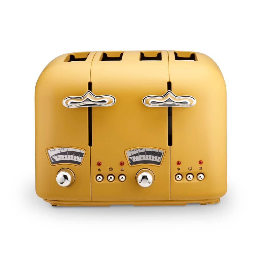 CT04.Y Argento Silva 4 Slice Toaster De Longhi AU